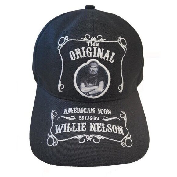 New Willie Nelson American Icon Baseball Hat Cap Gift NWT Photo Country Music - Picture 1 of 3